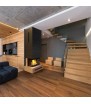 Chimenea de leña de acero KRATKI NBC 800/400 10 kW Ø 200 puerta elevable