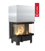Chimenea de leña de acero KRATKI NBC 800/400 10 kW Ø 200 puerta elevable