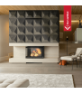 Chimenea de leña de acero KRATKI NBC 800/400 10 kW Ø 200 puerta elevable