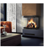 Chimenea de leña KRATKI NBC 500/500 8 kW Ø 200 puerta elevable