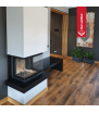Chimenea de leña KRATKI NBC 500/500 8 kW Ø 200 puerta elevable
