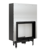 Chimenea de leña de acero KRATKI NADIA 13 kW Ø 200 puerta elevable