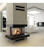Chimenea de leña KRATKI NBC 680/280 7 kW Ø 160 puerta elevable
