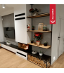 Chimenea de leña KRATKI NBC 680/280 7 kW Ø 160 puerta elevable