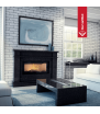Cheminée à bois en acier KRATKI NADIA 14 kW Ø 200 avec porte relevable