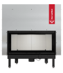 Lareira a lenha KRATKI NADIA 14 kW Ø 200 em aço com porta basculante
