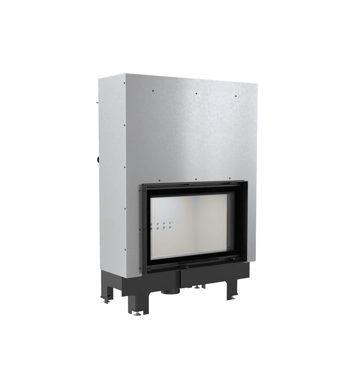 Chimenea de agua de leña KRATKI MBO 15 kW Ø 200 puerta elevable