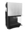 Chimenea de leña de hierro fundido KRATKI AMELIA derecha 21 kW Ø 200 puerta elevable