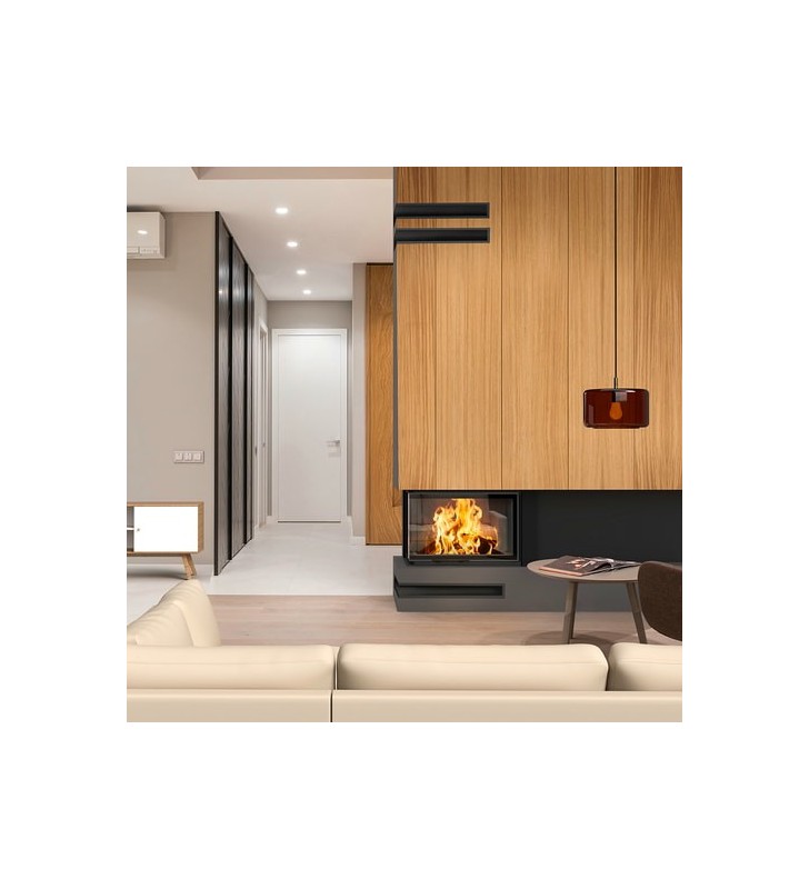 KRATKI VNL 810/410 14 kW Ø 200 Stahl-Holzofen mit Hebetür
