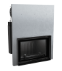 Chimenea de leña de hierro fundido KRATKI WIKTOR 14 kW Ø 200 puerta elevable
