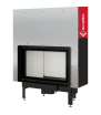 Chimenea de leña de acero KRATKI NADIA 12 kW Ø 200 puerta elevable