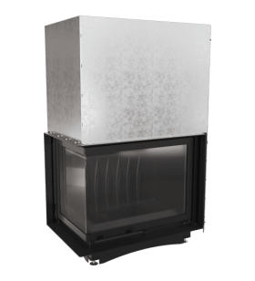 Cheminée à bois en fonte...