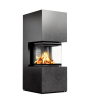 Modulaire haard KRATKI NBC 500/500 Laag 8 kW Ø 200 hefdeur Sinterkwarts FOKOS GRAFITE
