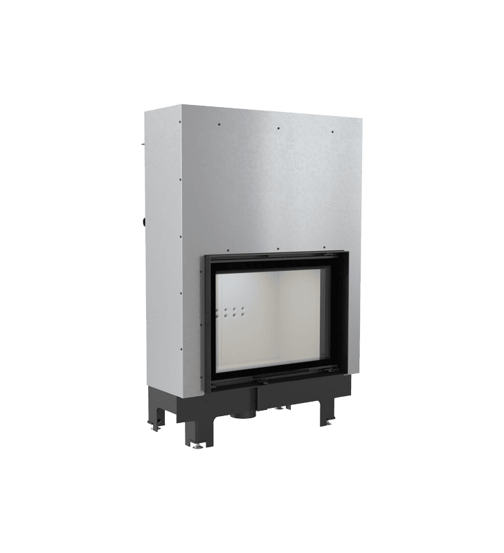 Chimenea de agua de leña KRATKI MBA 17 kW Ø 200 puerta elevable