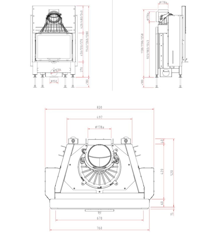Plano de medidas Schmid Lina 67 Crystal