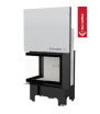 Cheminée à bois en acier KRATKI VNL 700/480 12 kW Ø 200 avec porte relevable