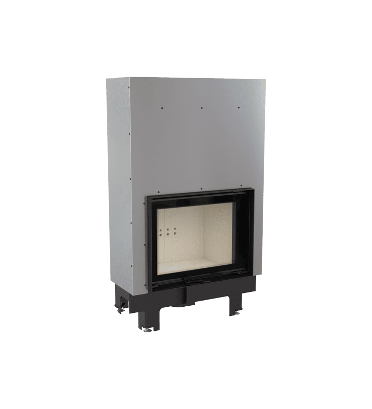 Chimenea de agua de leña KRATKI MBM 12 kW Ø 180 puerta elevable