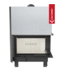 Τζάκι ξύλου KRATKI MBO από χάλυβα, δεξιά πλευρά, 15 kW, Ø 200, ανασηκούμενη πόρτα