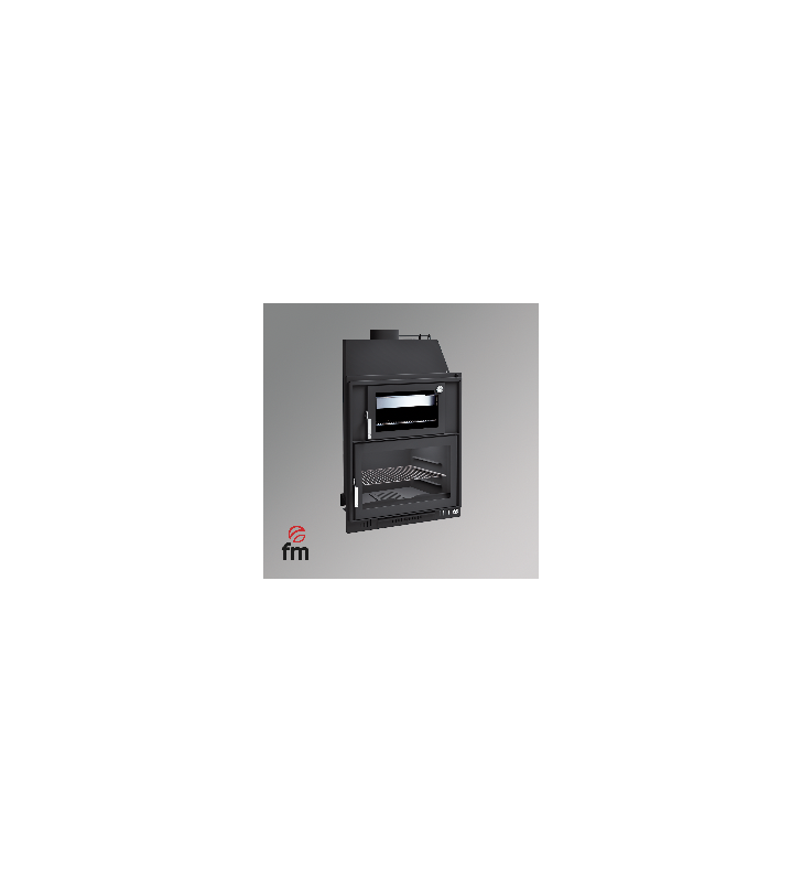 Barbecue a carbone e legna BH-180 HP con riscaldamento FM