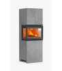 FS173 3 Glass Wood Burning Fireplace Jotul