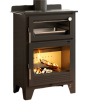 Fogão a lenha M-107 C com forno e aquecedor de pratos FM