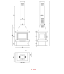 C-104 K Chimenea Metálica FM