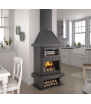 C-300 H Chimenea Metálica con horno FM