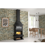 C-200 H Chimenea Metálica con horno FM