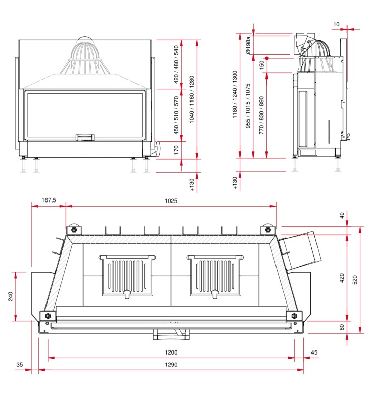 Plano de medidas Schmid Lina 120 Crystal