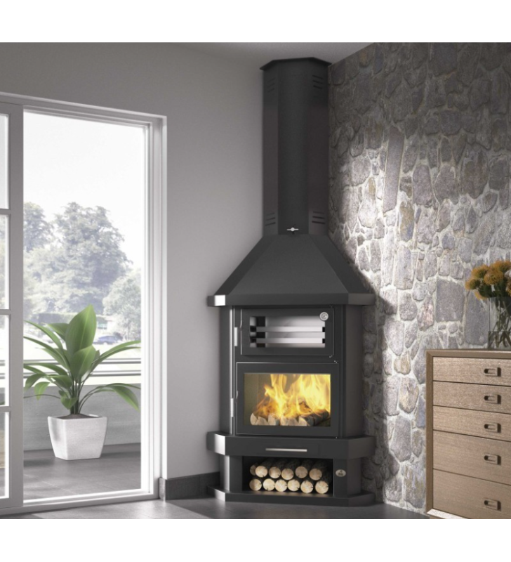 C-300 RH Chimenea Metálica Rincón FM