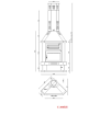 C-200 RH Chimenea Metálica Rincón FM