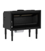 IZ-100 FKC Insertable De Leña Panorámico FM