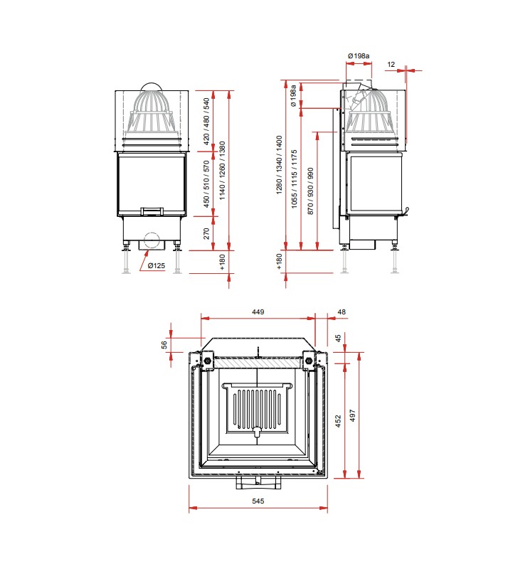 Plano de medidas Schmid Ekko-U 5545