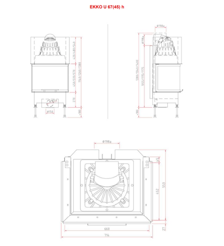 Plano de medidas Schmid Ekko-U 6745