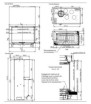 Plano de medidas Jotul Atraflam 800 Vision Esquina