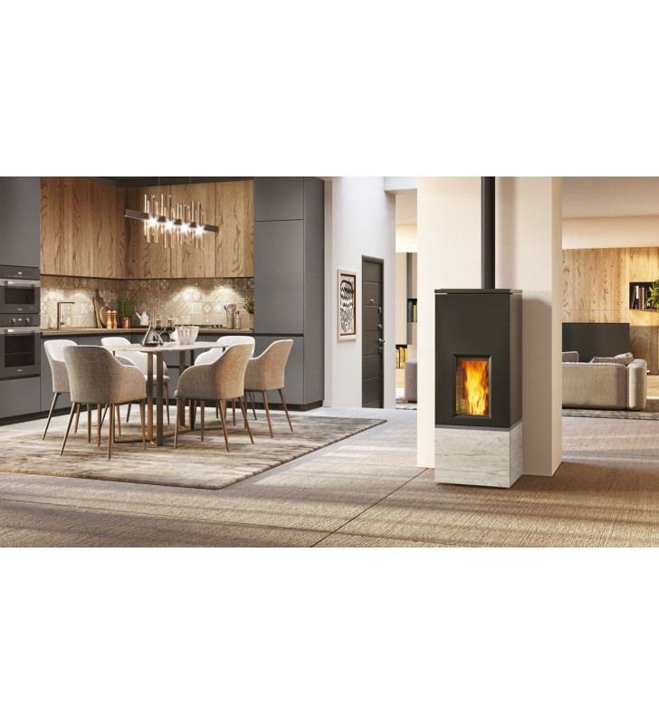 Rise X 7 estufa de pellet Edilkamin