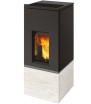 Rise 9+ estufa de pellet Edilkamin limestone/lavica