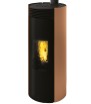 Libra X 7 estufa de pellet Edilkamin acero moka