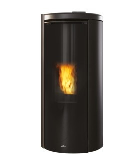 Lumea 7 estufa de pellet Edilkamin acero negro