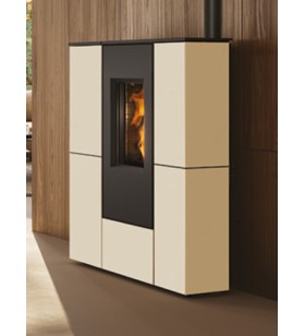 Tratto 12++ estufa de pellet Edilkamin acero sable