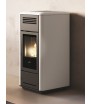 Milla H 12 Evo termoestufa de pellet Edilkamin blanco mate