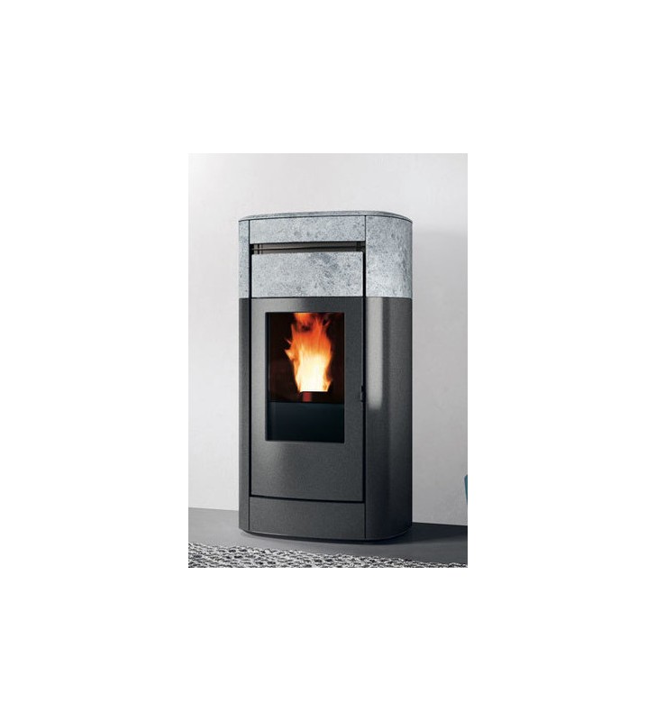 Vyda H 19 Evo termoestufa de pellet Edilkamin piedra natural