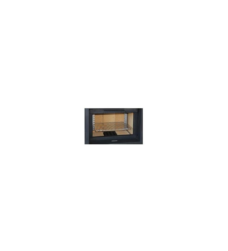 Kit Barbacoa: 178 (Incluye: parrilla carne - adaptador de guias - guias inox y cubeta recoge grasas)