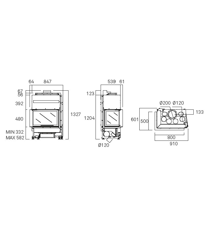 Plano de medidas Rocal G 300 LI