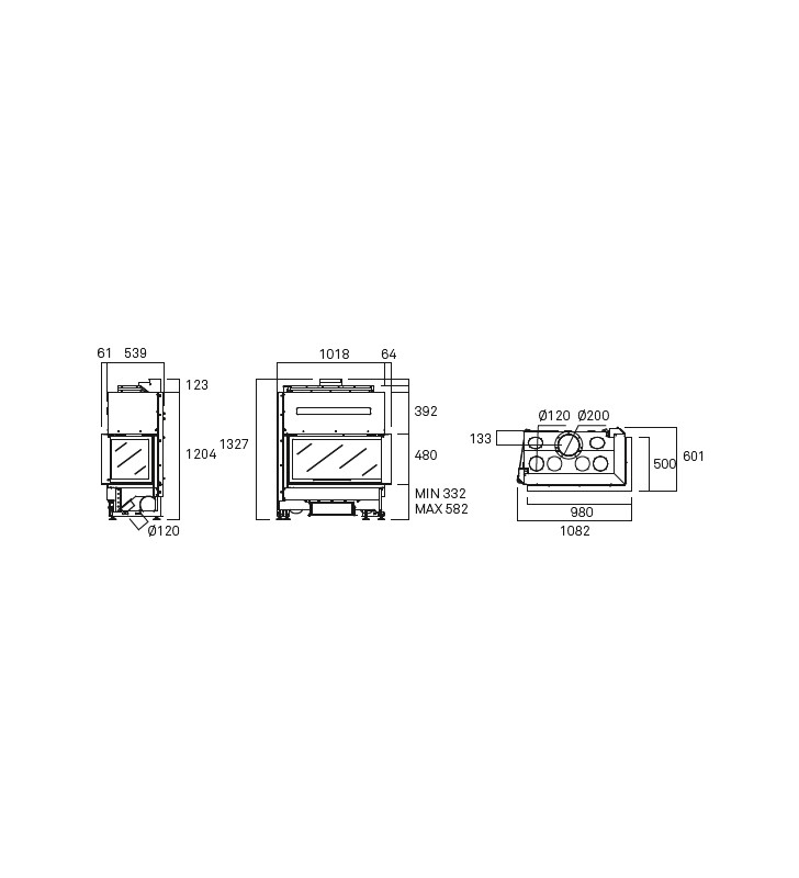 Plano de medidas Rocal G 450 LD