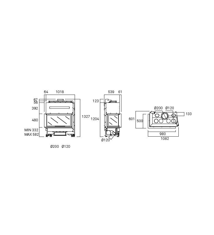 Plano de medidas Rocal G 450 LI