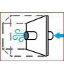 Kit com entrada de ar externa. Para converter em estanque.