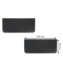 Piastra frontale decorativa per pavimento, nera, 1000x500x15 mm, Bronpi