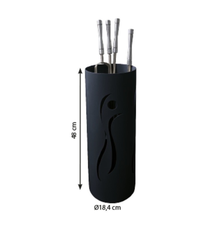 Juego de útiles negro Bronpi