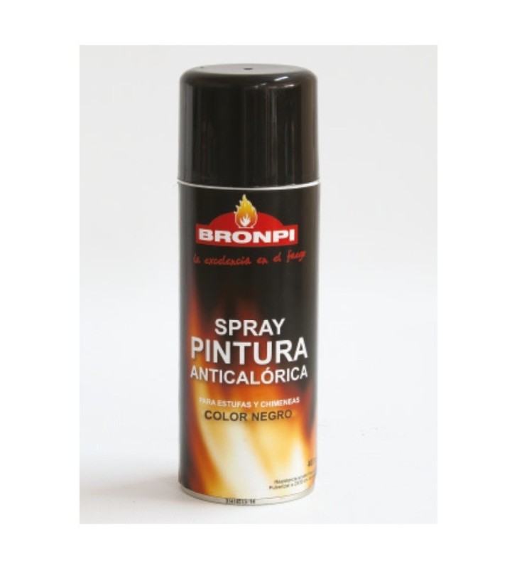 Peinture en aérosol noire résistante à la chaleur Bronpi 400 ml